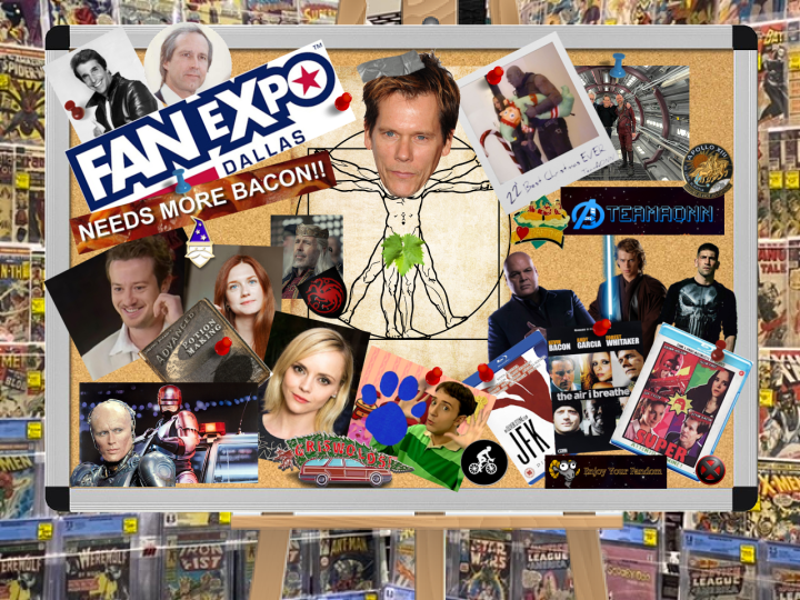 Degrees of Kevin Bacon at The Dallas FanExpo 2023